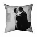 Fondo 20 x 20 in. Couple in the Street-Double Sided Print Indoor Pillow FO2795718